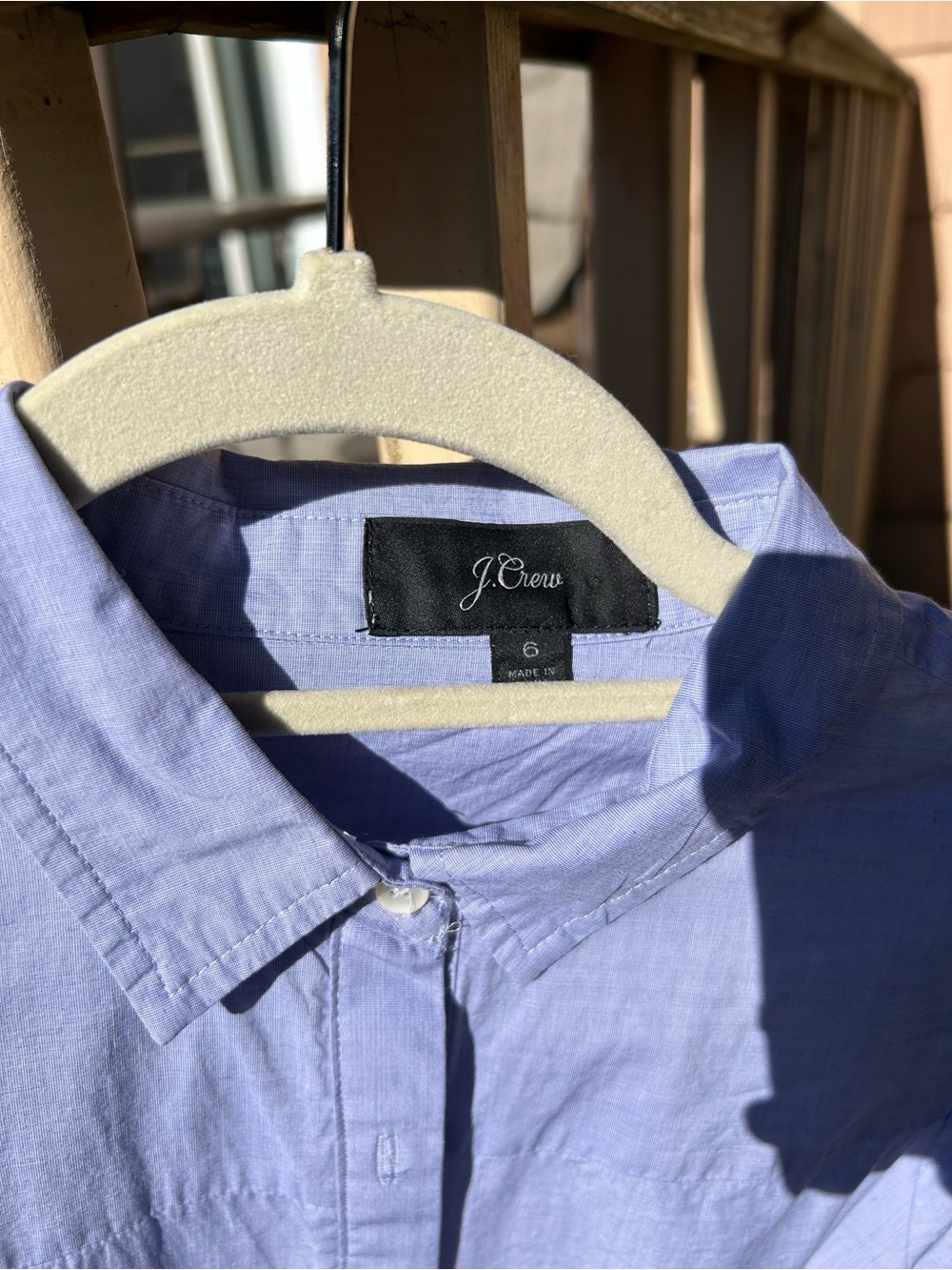 J. Crew Shirt Dress with Waist Tie - Picture 2 of 5